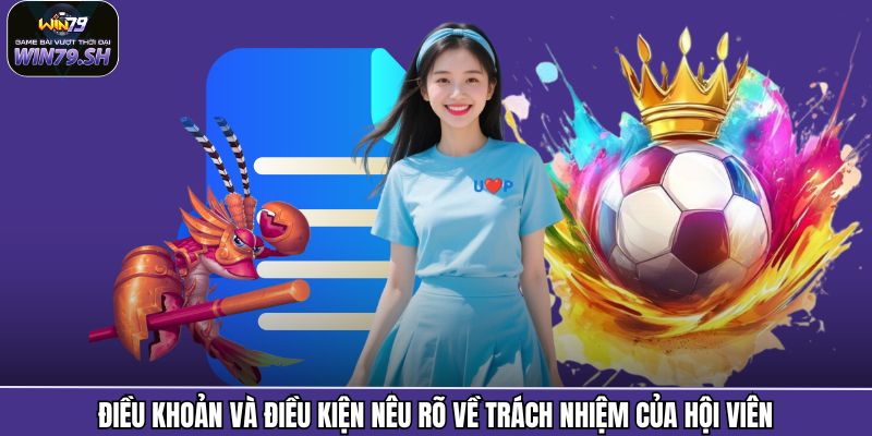 Điều khoản và điều kiện nêu rõ về trách nhiệm của hội viên